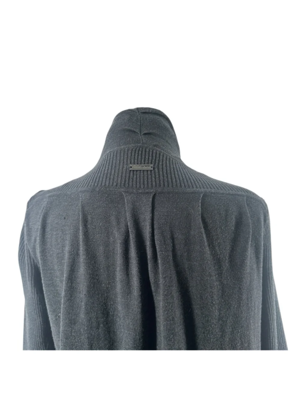 Lululemon Universal Wrap tencel bamboo cashmere  Heathered Black Swan yoga sz sm